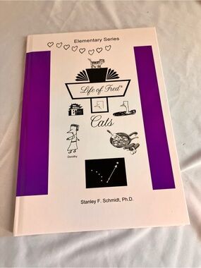 : Cats Elementary Series - Purple and White
